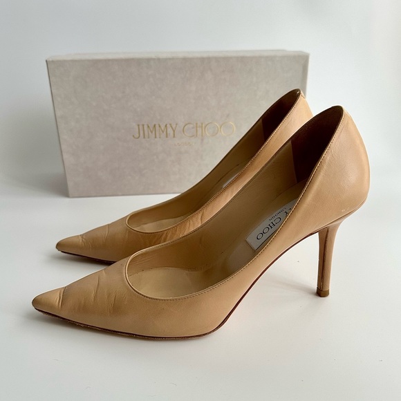 Jimmy Choo Tan Heels - Picture 2 of 13